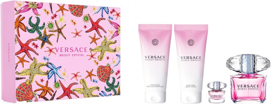 Versace Bright Crystal Set For Women - Eau de Toilette - 4 pieces product-image